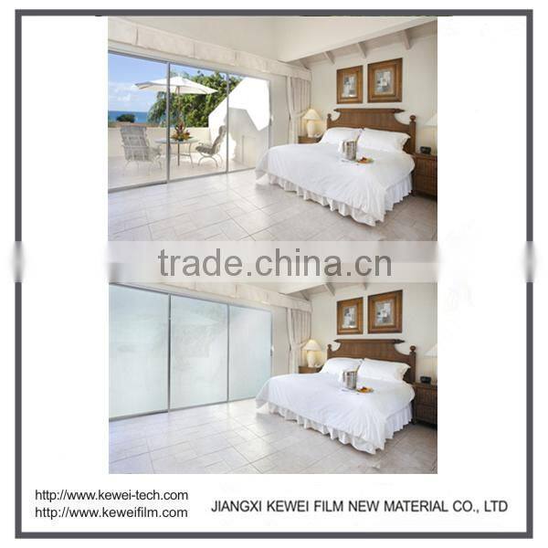 PDLC Non-adhesive smart film used for laminated glass, used widely