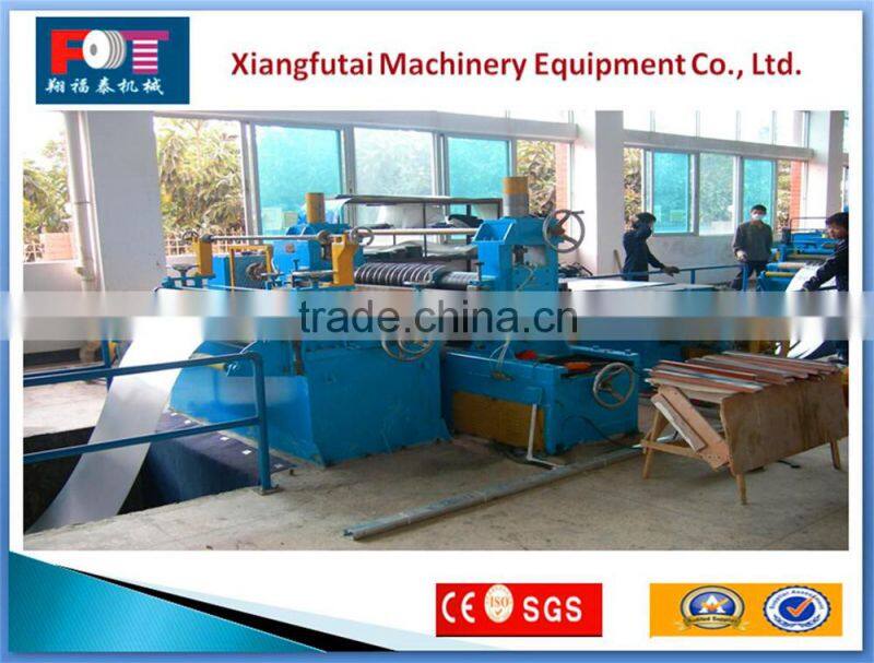 Metal coil metal sheet cutting to length line