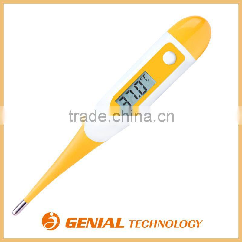 Flexible digital thermometer with fast reading LCD medical thermometer for baby