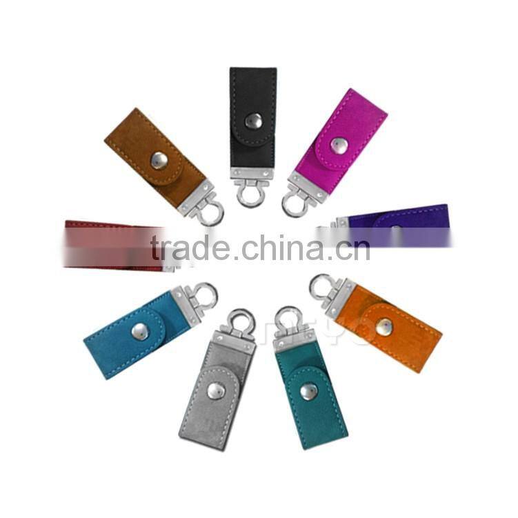 USB flash drive key chain and metal pen gift set box corporation gift