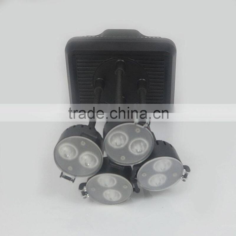 Shoot XT-4 LED Video Light Lamp 8 x 2W Bulbs 6300K Color Temperature + Hot Shoe Bracket for Canon Sony Camera DV Camcorder