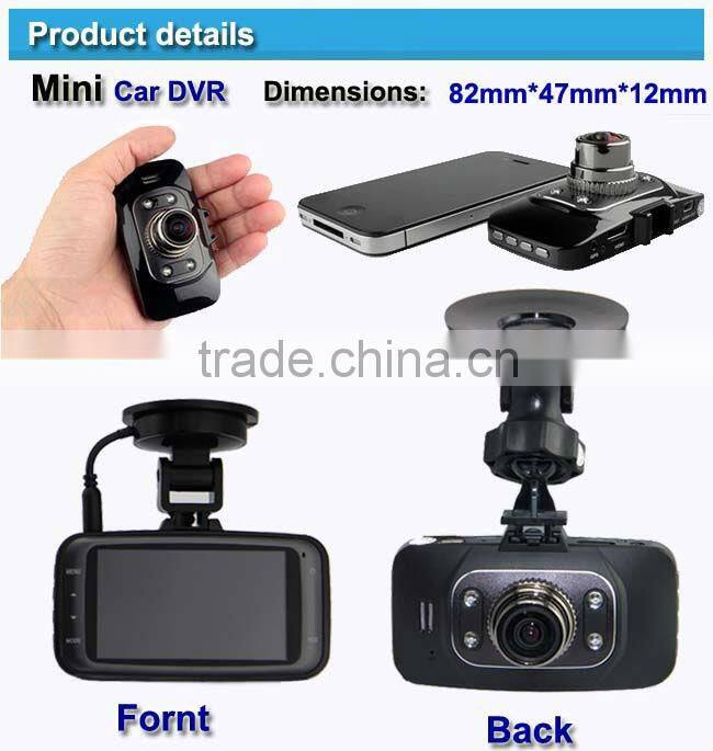 GS8000 Ambarella Car DVR video key camera recorder HD1080P dashcam night vision 2.7