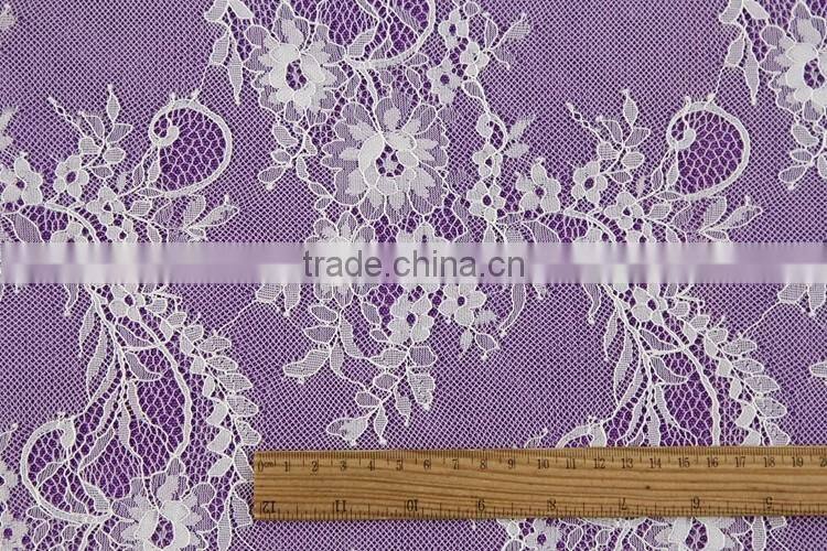 Low Price 100% Nylon Cotton Swiss Voile Lace with high quality