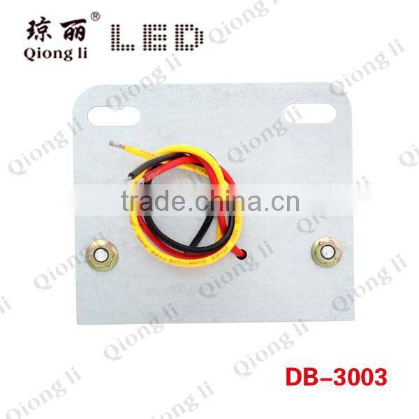 clear 12 LEDs iron plate anti-shock long lifespan widely used led signal light