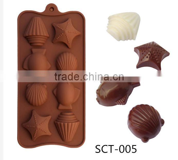 2016 Hot sale food grade FDA and LFGB Cute animal of pig shape silicone chocolate mould and ice cube tray