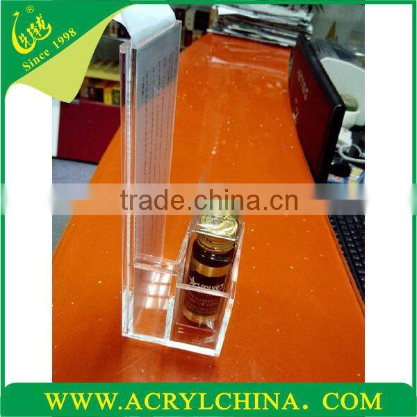 Acrylic display stand for business card desktop acrylic display stand with insert