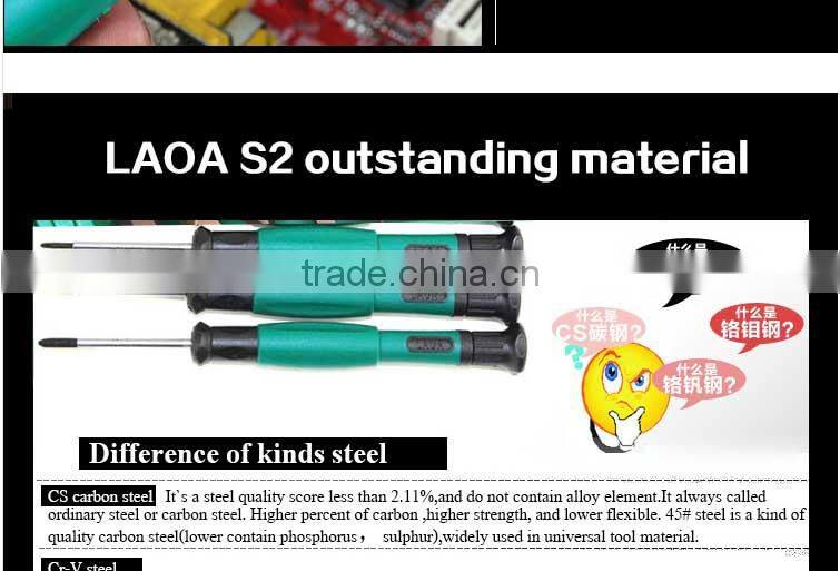 LAOA 1PCS mini electrical precision magnetic screwdriver set repair watches tool