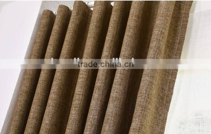 cheap curtain fabric 100% Linen blackout curtain fabric fabric for curtains