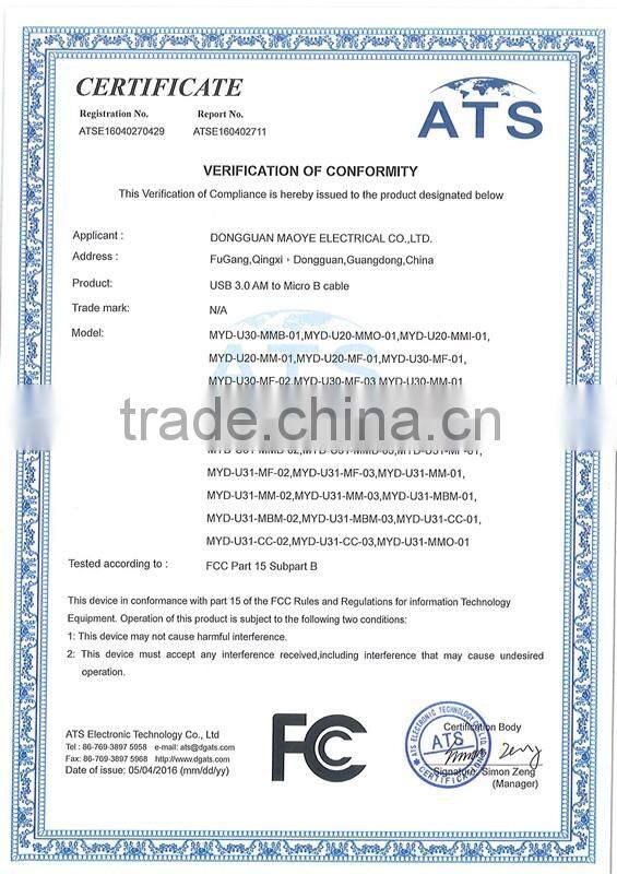 USB3.0 Cable AM To MicroB Cable Gold Plated Connecting Cable Mobile HD Cable