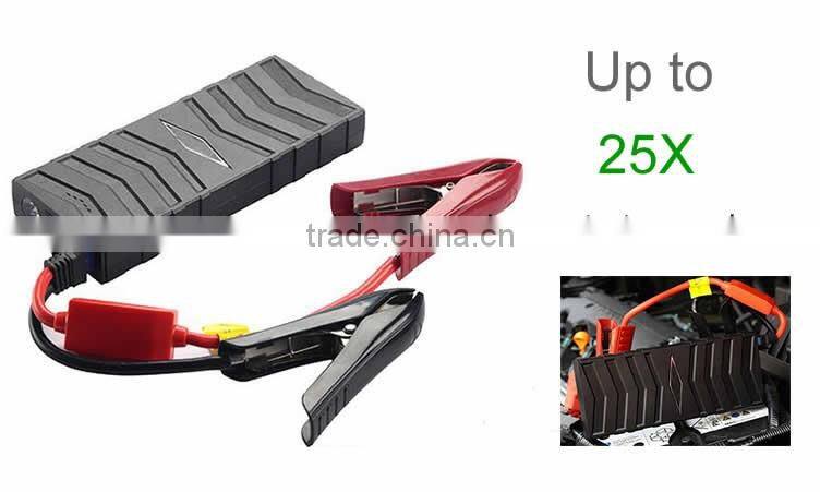 SUNPOW battery booster pack 18,000mAh portable 12V gasoline and diesel car battery charger jump starter