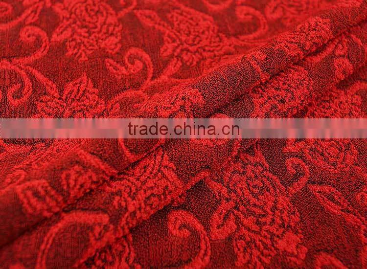 China supplier Dress Spandex stretch jacquard fabric