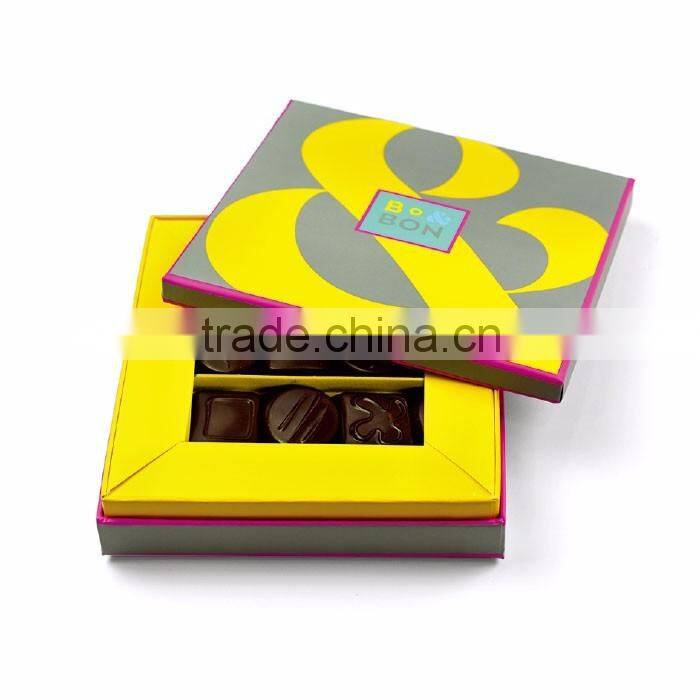 Manufacturer Popular style colorful gift packaging square cardboard box