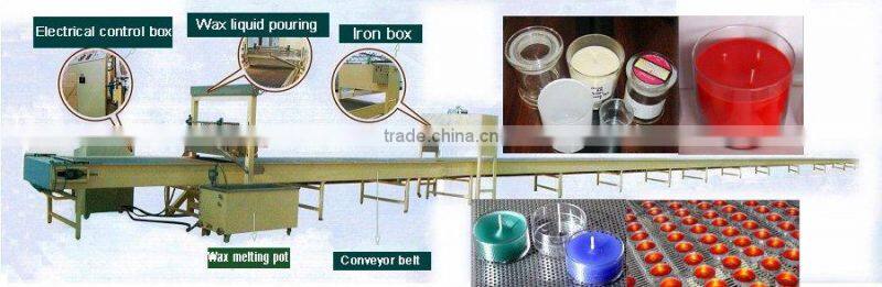 Half Automatic filling line candle filling machine