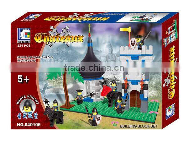 educational plastic castle blocks online shopping site