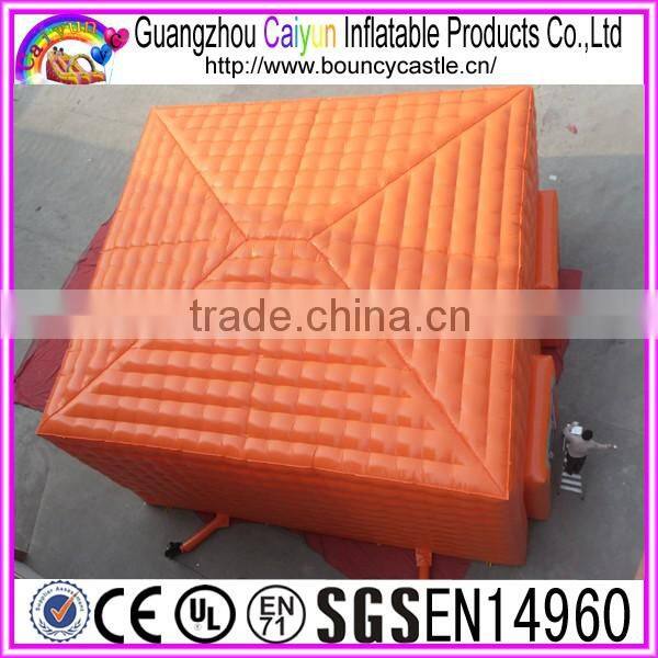 Outdoor used inflatable lawn tent/inflatable event cube tent camping rental