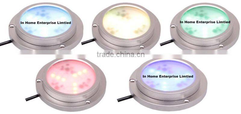 13W Stainless Steel IP68 Led Boat Lights RGB Bluetooth for Nautical Lighting