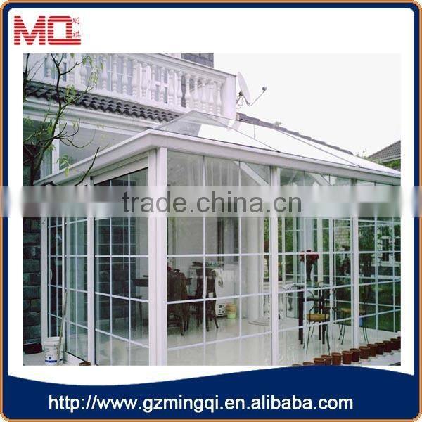 French style pvc interior tempered/frosted glass office doors with grill design