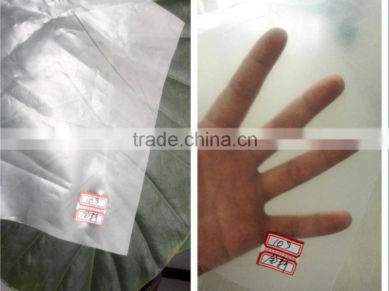 100% virgin HDPE clear plastic nursery greenhouse film with UV protection