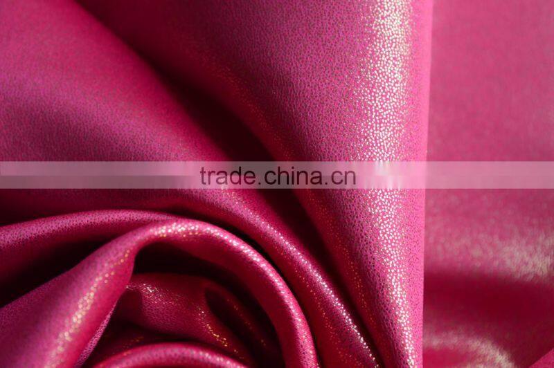 Polyester Foil printed Bridal Satin Fabric for Dress