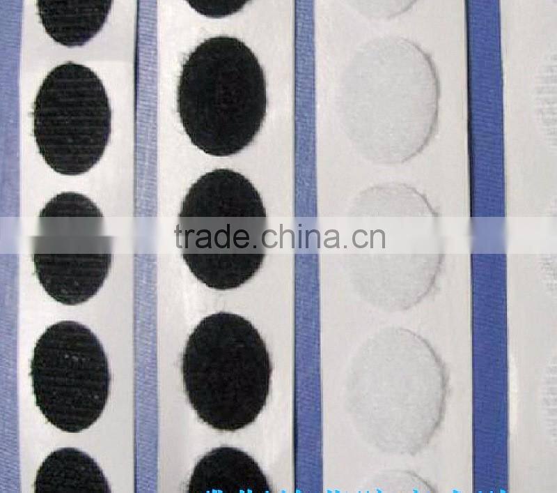 Self Adhesive HOOK AND LOOP SELF ADHESIVE Backed COINS DOTS CIRCLES 15MM *40pcs
