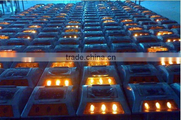 high quality led solar road stud ,10 hours per night, infrared solar led lamp, 3years warranty