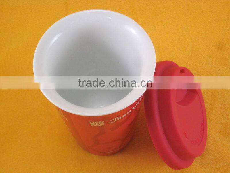 YF11027 thermo cup with silicone lid