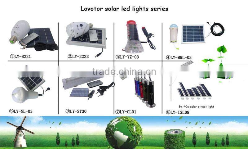 AC 4.4w led tube light 2w solar panel powered fluorescent lamp