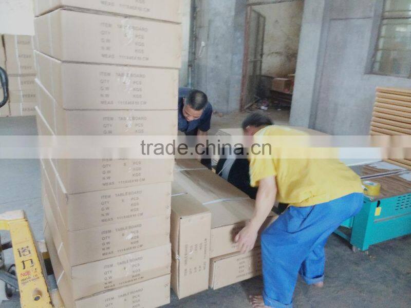 Wooden Werzalit Student Double Desk And Chair Set for primary student TF-8506