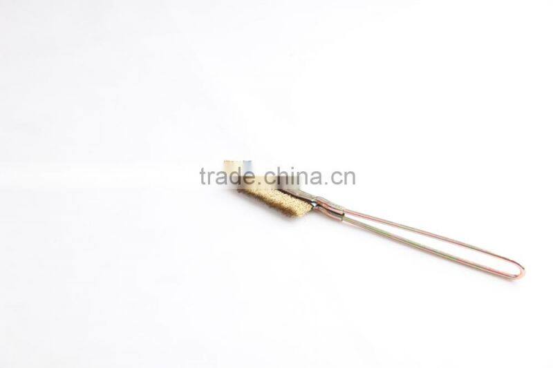 bent hand scratch brushes with handle, length 245 mm or 9 3/5"