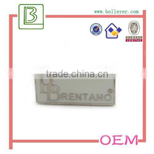 custom metal plates brand logos