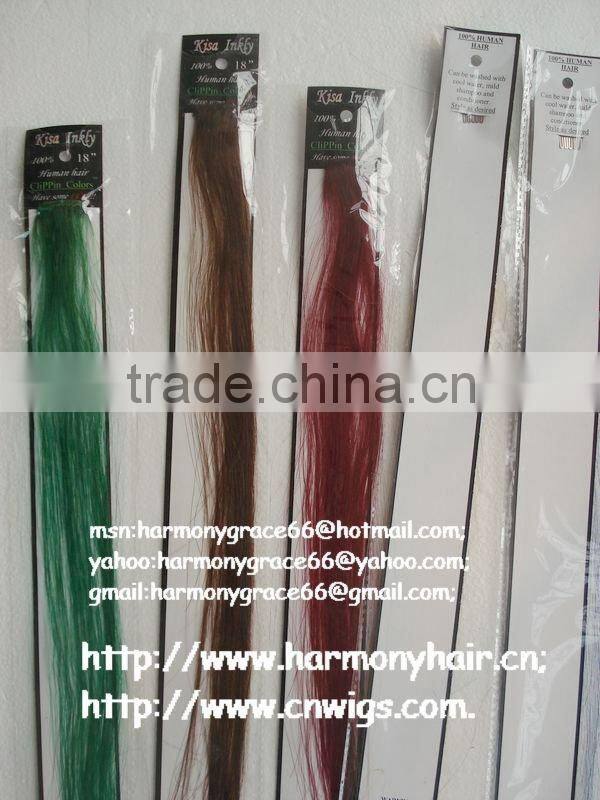 Quality single clip in hair extension/one piece clip in human hair extensions/one piece clip in curly hair extension