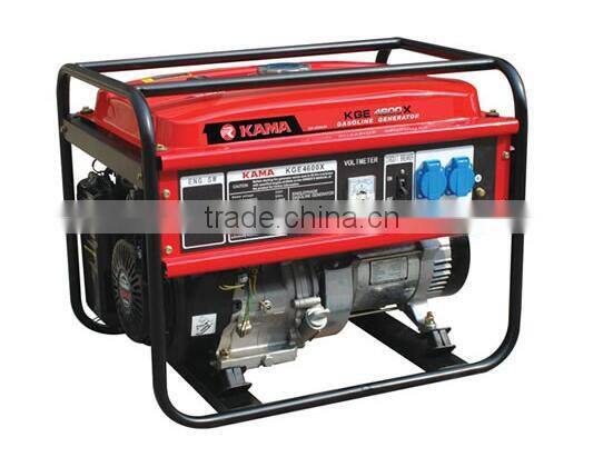 KAMA gasoline generator set three phase 5.4-6Hp 50Hz/60Hz for sale