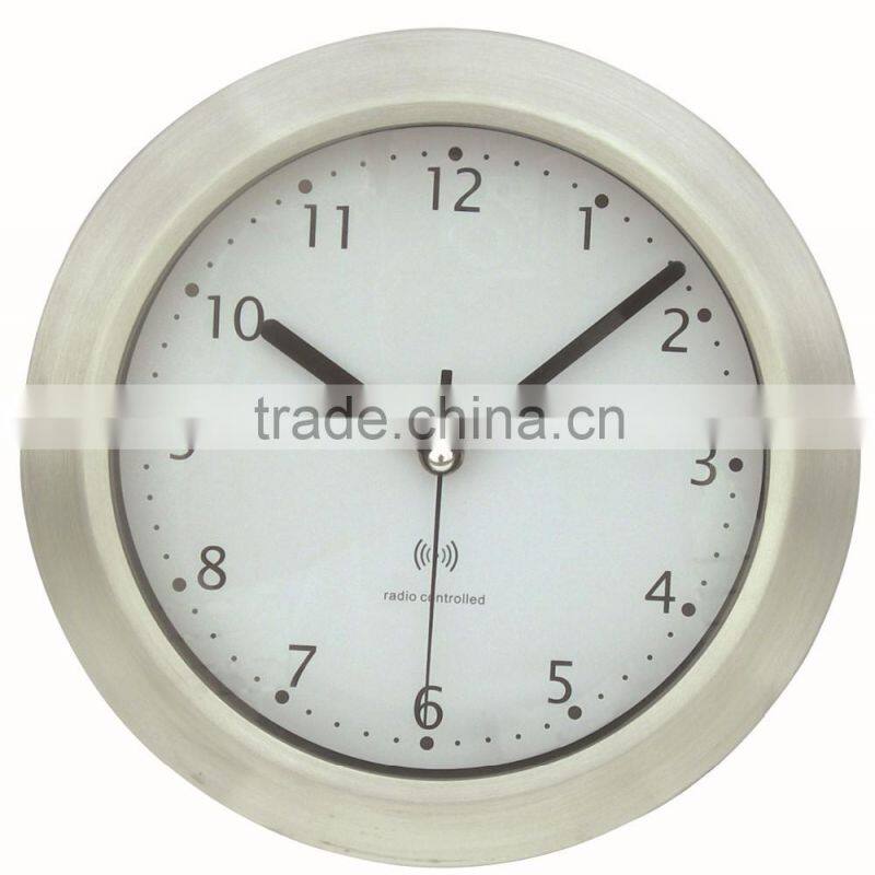 Large metal round wall mounted decorative clock