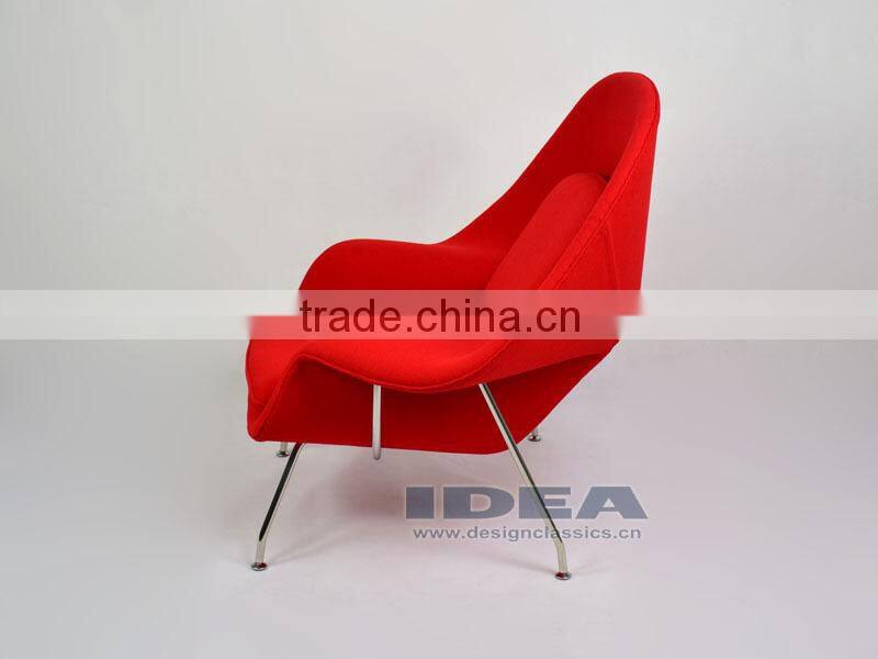 Replica Womb Chair - Red Wool Fabric