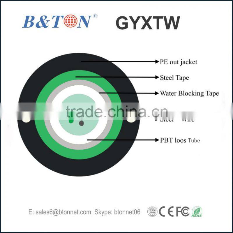 GYTA/GYXTW/GYFTY/GYTS/GYXTC8S/ADSS 12 core single mode Fiber Optic Cable