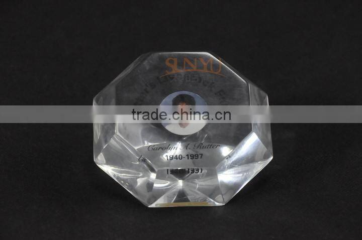 Chinese Awards Supplier Acrylic Clear Round Shape Award