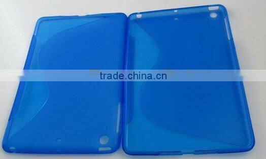 TPU S shape design case For mini ipad low price