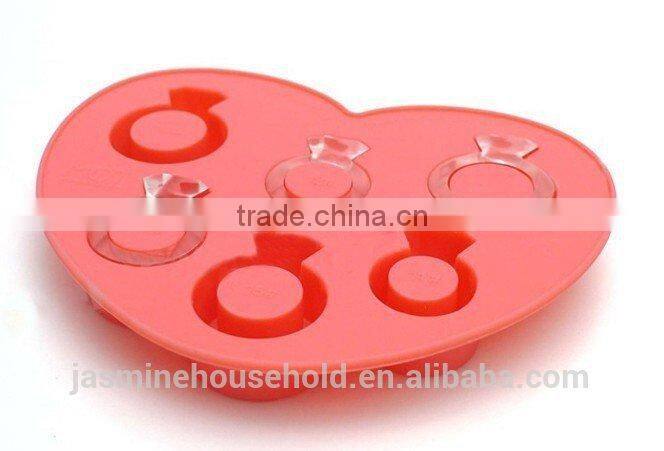 Hot Sale High Quality BPA Free Diamond Shape silicone ice cube trays