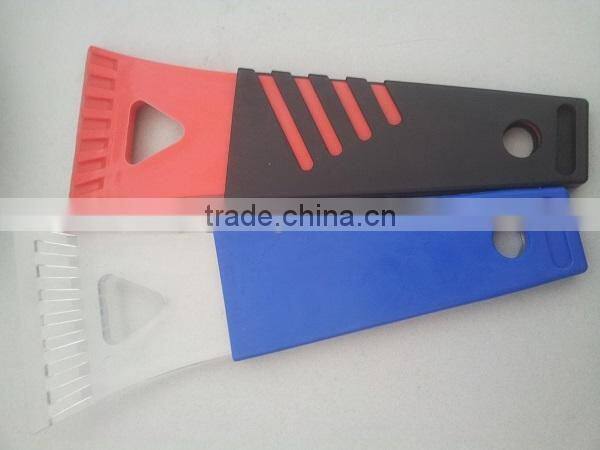 Car Cleaning Tool Window Ice Scraper with Rubber Handle
