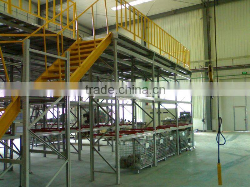 standard shelving rack for multi-tier garret