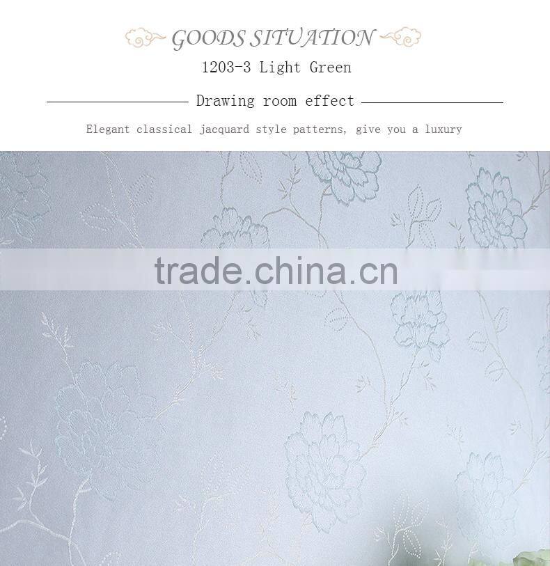 polyester non-woven compound jacquard wallpaper pvc wallpaper adhesive buy wallpaper
