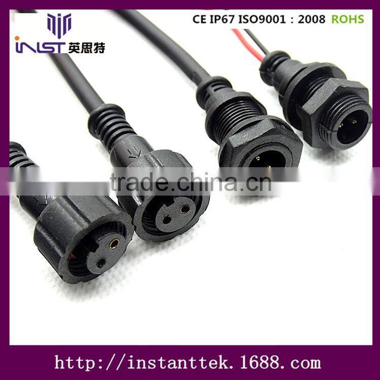 INST plastic m12 4pin connector