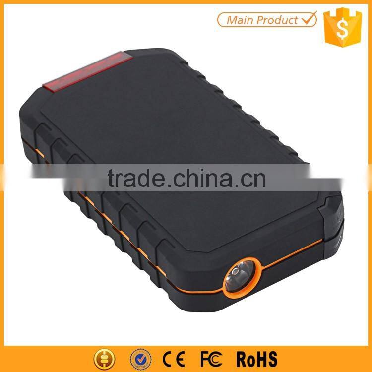 High capacity emergency car jump starter power bank 12000mah
