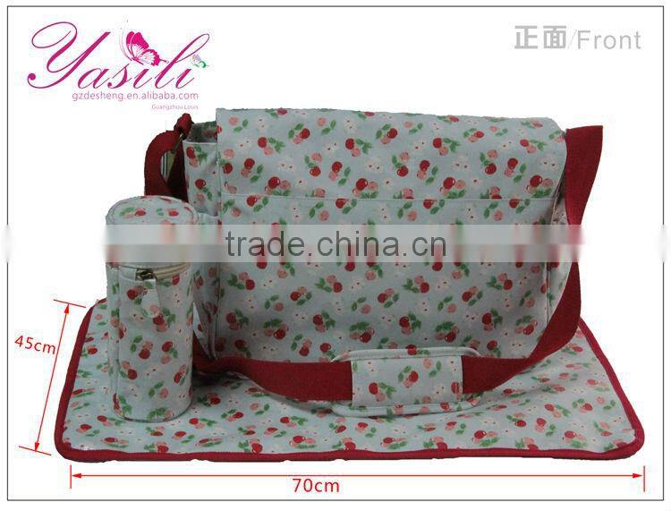 Fashional!New!!flower printing fashion digital printing tote bag