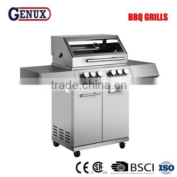 Stainless steel outdoor bbq gas grills