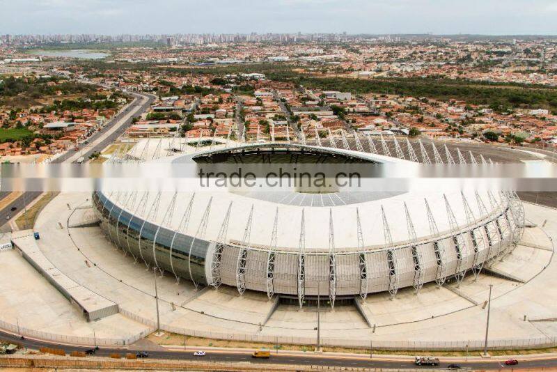 Diy build my world 3d paper puzzle football stadium model