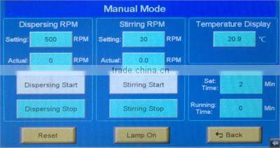 2 Liter Tri-Shaft Planetary Vacuum Mixer with Vacuum Pump and PLC Touch Panel Control - MSK-SFM-10M