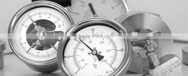 Electric contact pressure gauge diameter 100mm unit Mbar unit psi low price but good quality