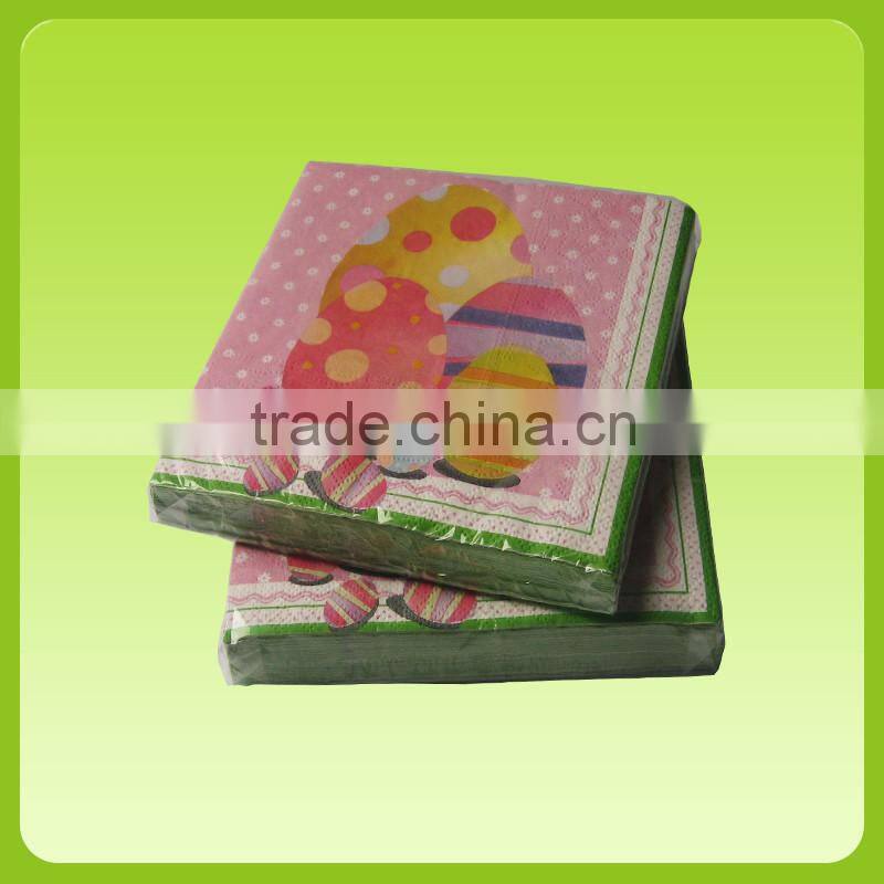 13"x13"(33x33cm) 100% Virgin Custom Logo Printed Customized Paper Napkin