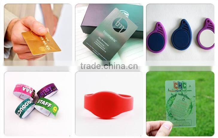 Waterproof rfid silicone bracelet china supplier